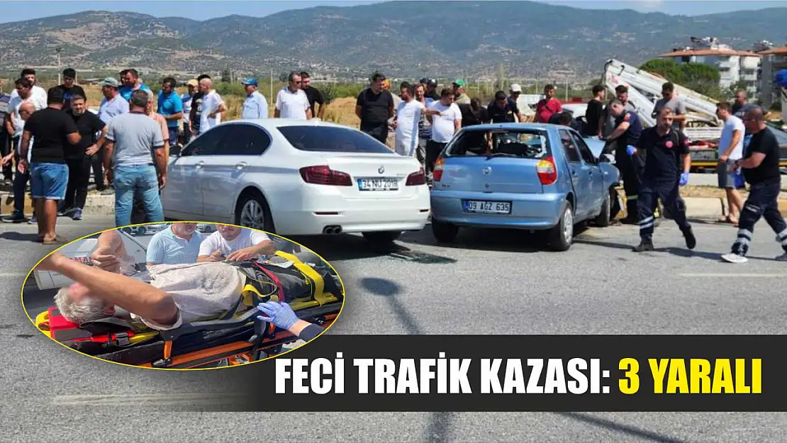 Feci trafik kazası: 3 yaralı