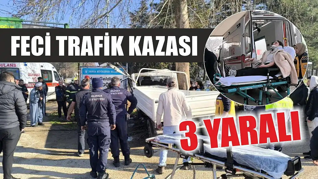 Feci trafik kazası 3 yaralı