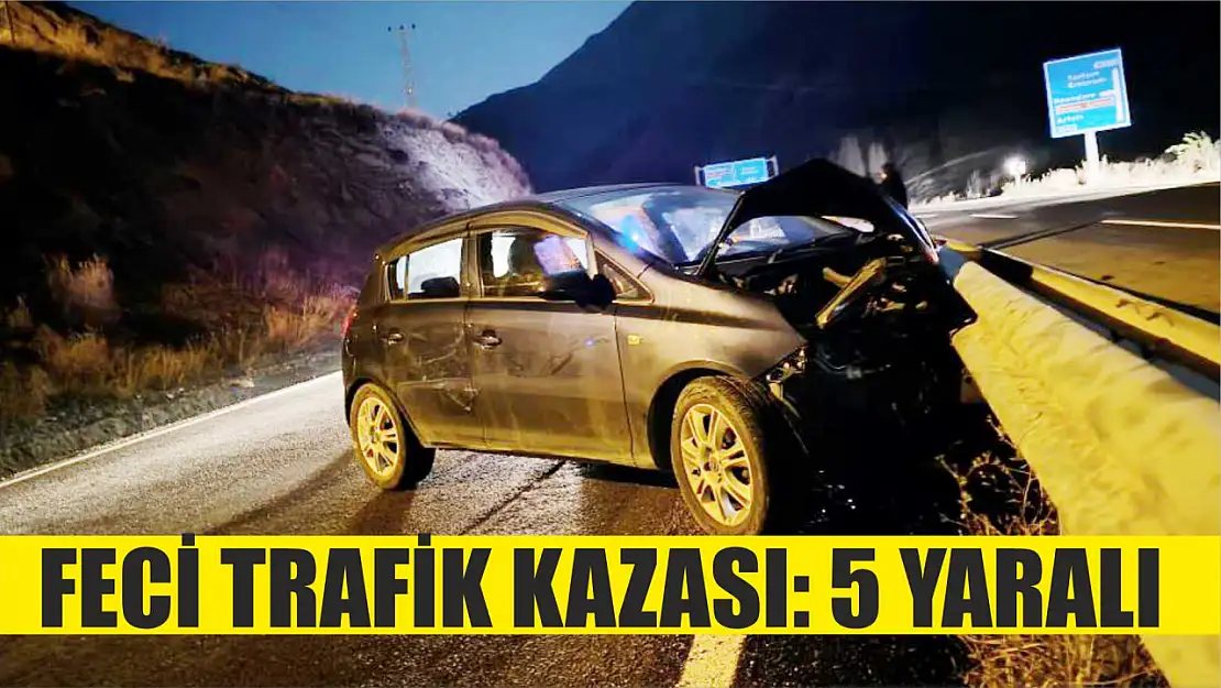 Feci trafik kazası: 5 yaralı