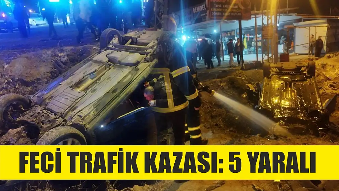 Feci trafik kazası: 5 yaralı