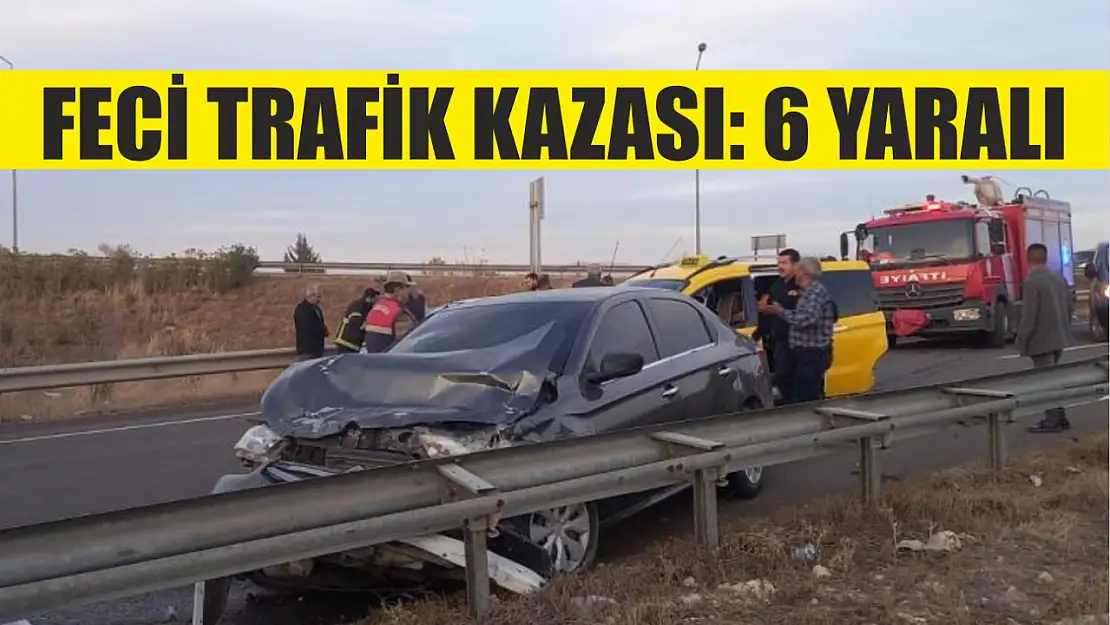 Feci trafik kazası: 6 yaralı