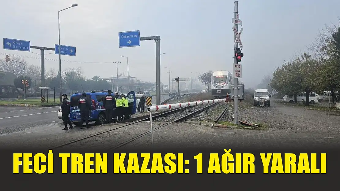 Feci tren kazası: 1 ağır yaralı