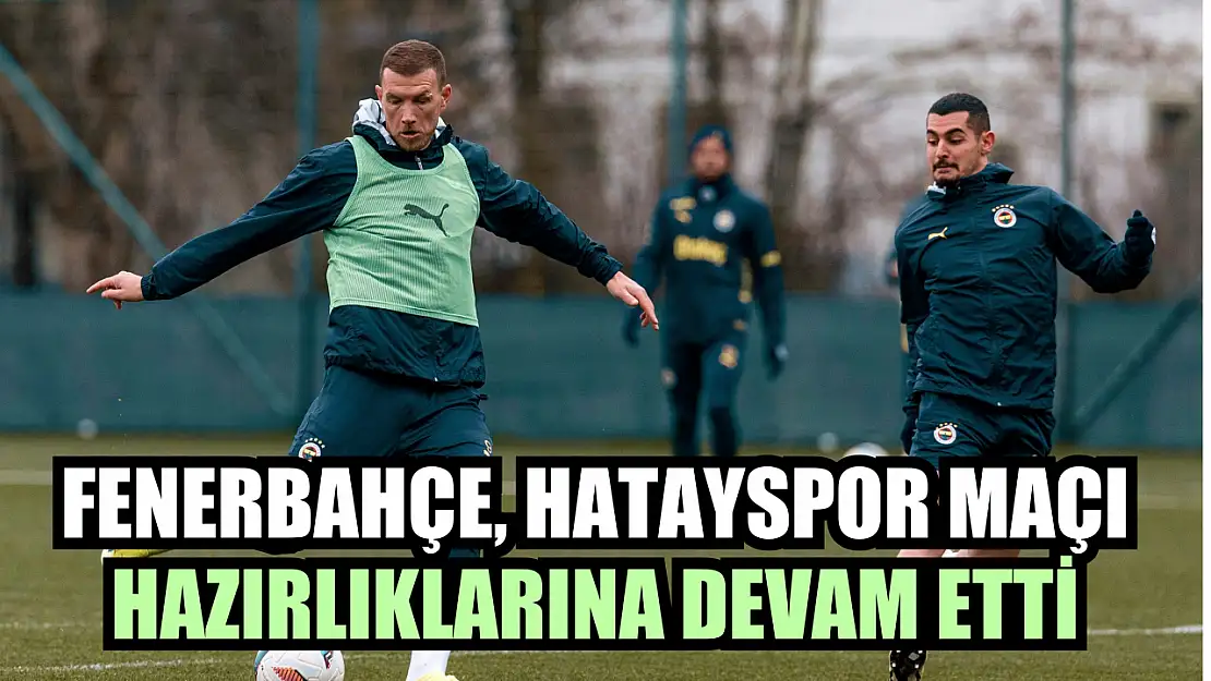 Fenerbahçe, Hatayspor maçı hazırlıklarına devam etti