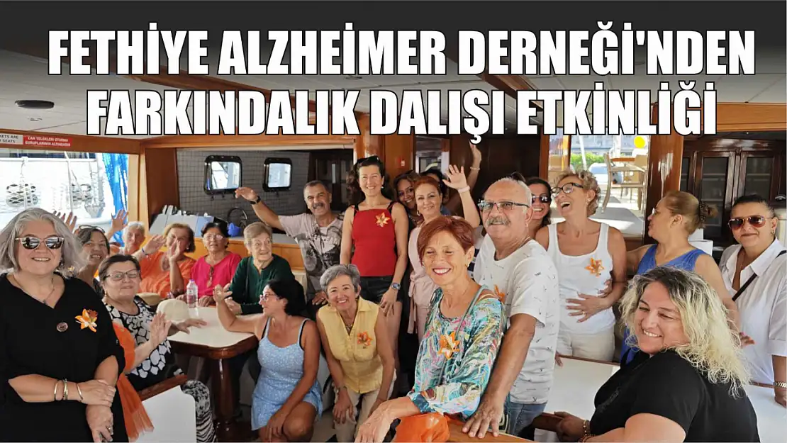 Fethiye Alzheimer Derneği'nden Farkındalık Dalışı Etkinliği