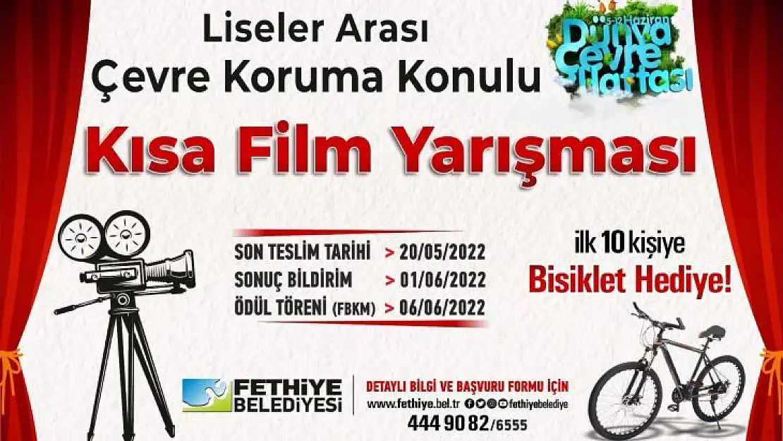 Fethiye Belediyesi'nden kısa film yarışması