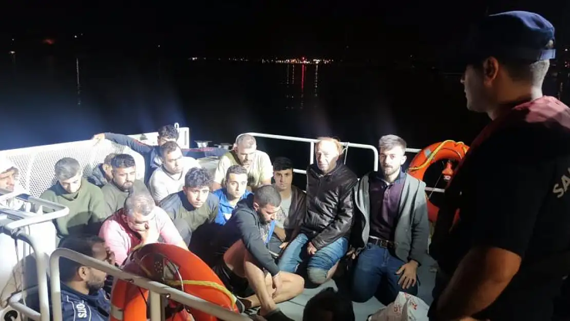 Fethiye'de 25 düzensiz göçmen yakalandı