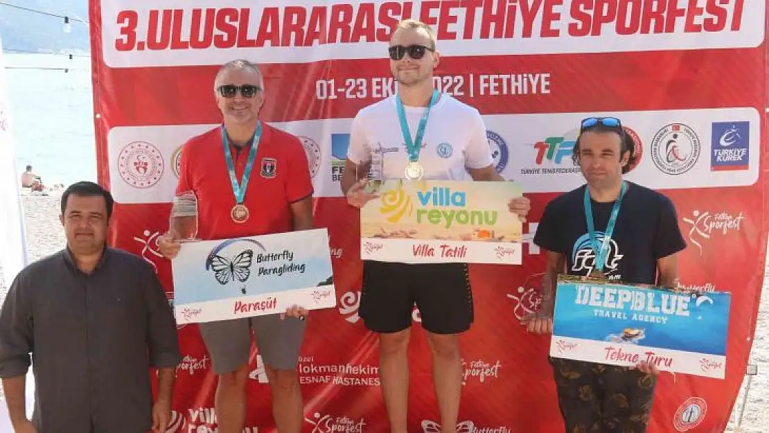 FETHİYE'DE 3. SPOR FESTİVALİ AÇIK SU YÜZME YARIŞI YAPILDI