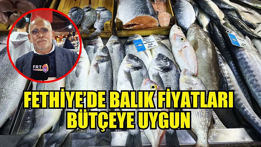 Fethiye'de balık fiyatları bütçeye uygun