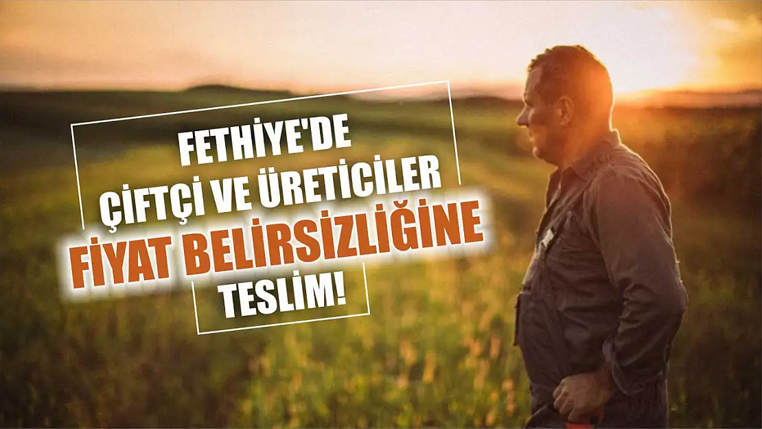 Fethiye'de Çiftçi ve Üreticiler Fiyat Belirsizliğine Teslim!