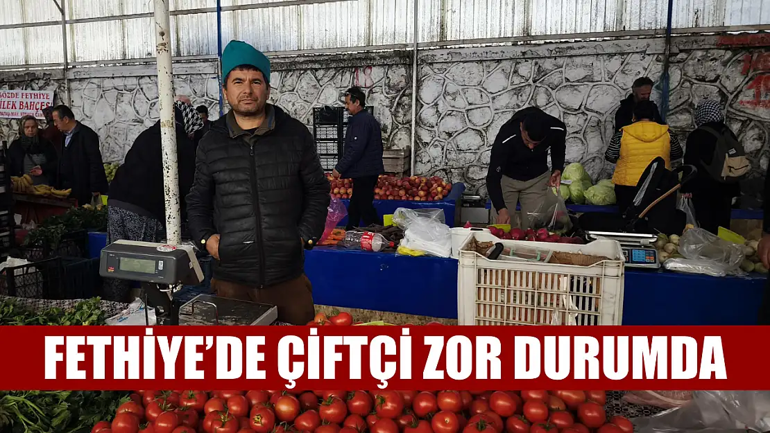 Fethiye'de çiftçi zor durumda