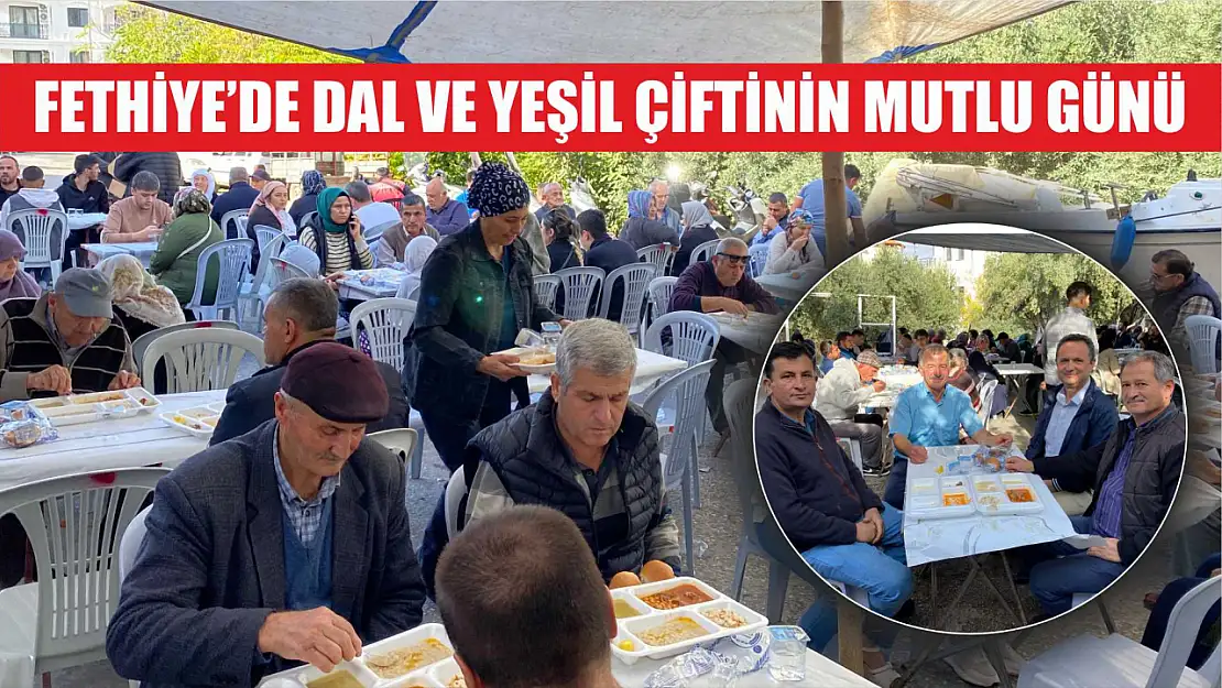 Fethiye'de Dal ve Yeşil Çiftinin Mutlu Günü