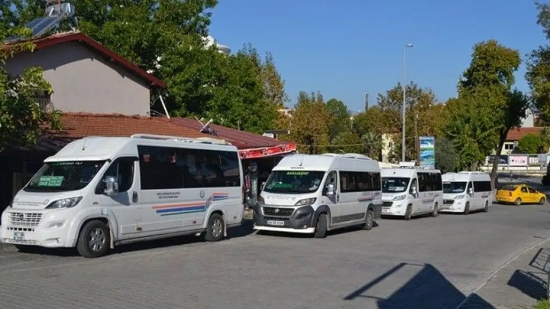 Fethiye'de dolmuş ücretlerine zam