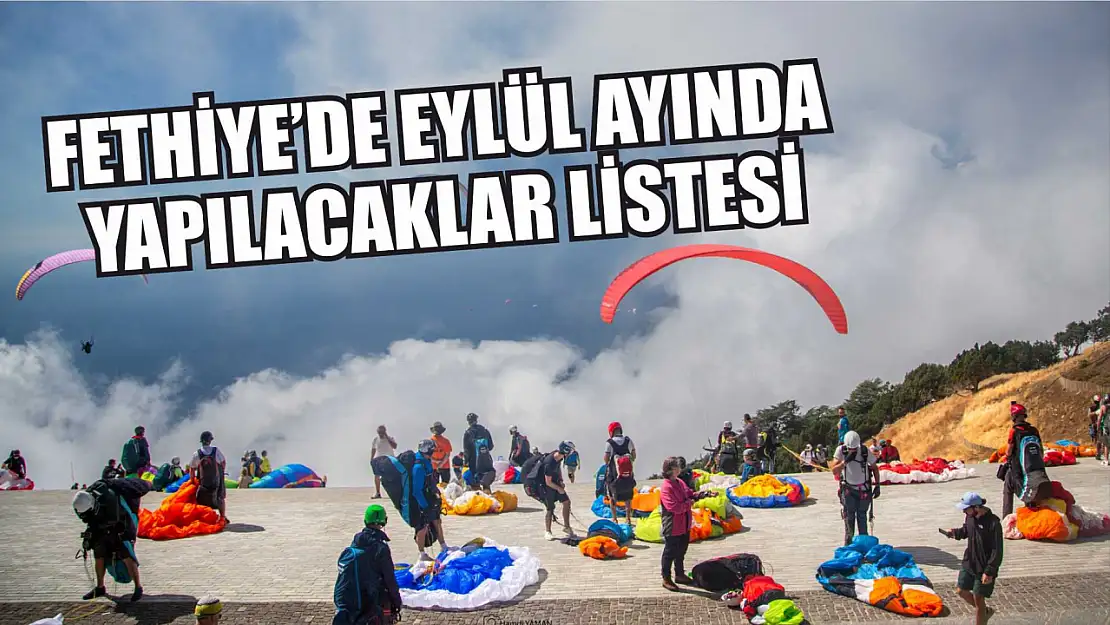 Fethiye'de Eylül ayında yapılacaklar listesi