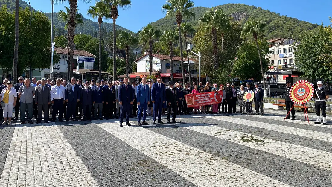 Fethiye'de Gaziler Günü Törenle Kutlandı