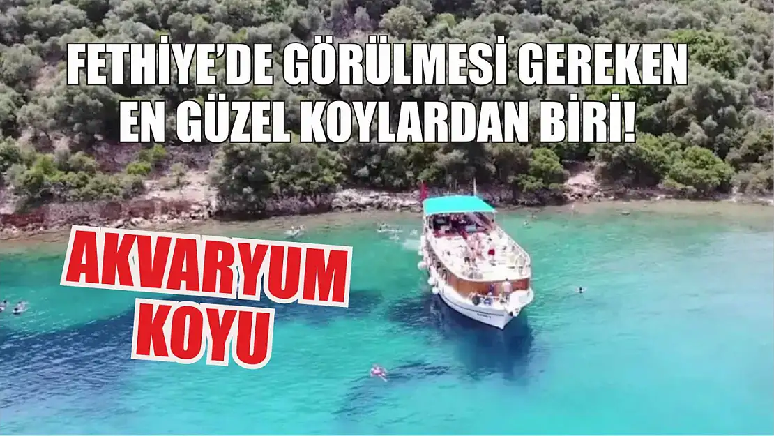 Fethiye'de görülmesi gereken en güzel koylardan biri! Akvaryum Koyu