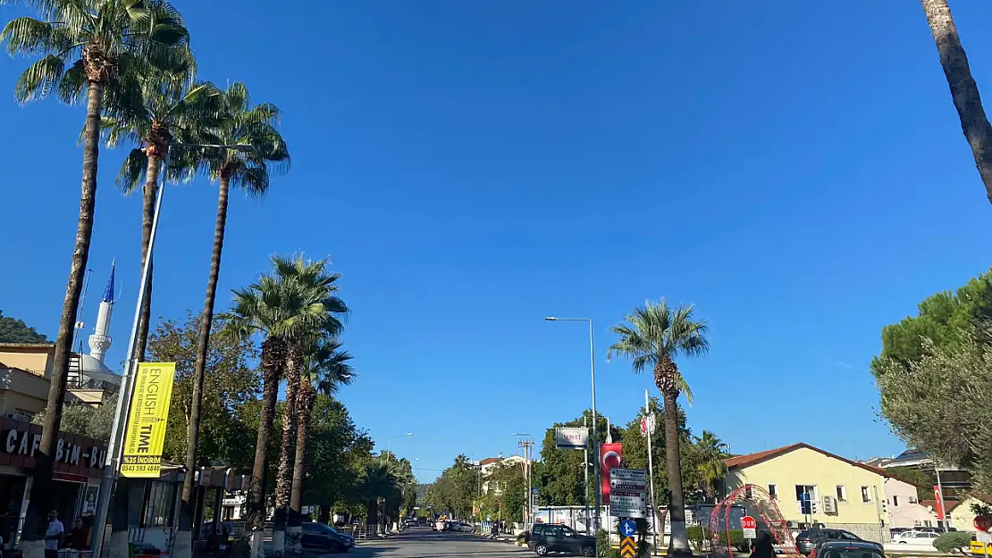 Fethiye'de hava 12 derece birden düştü