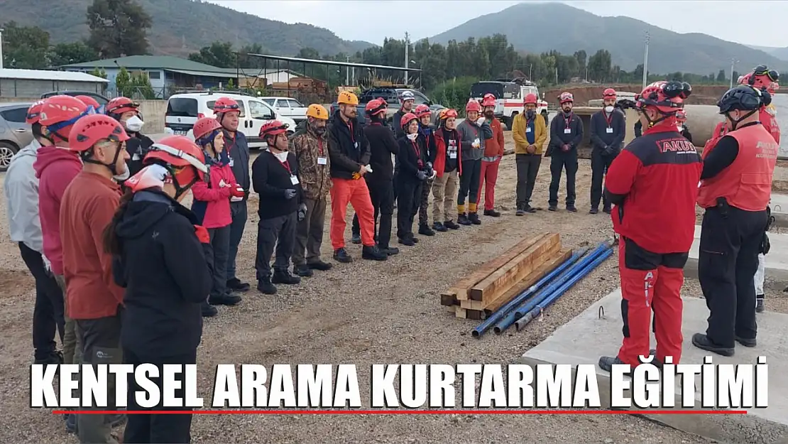 Fethiye'de Kentsel Arama Kurtarma Eğitimi