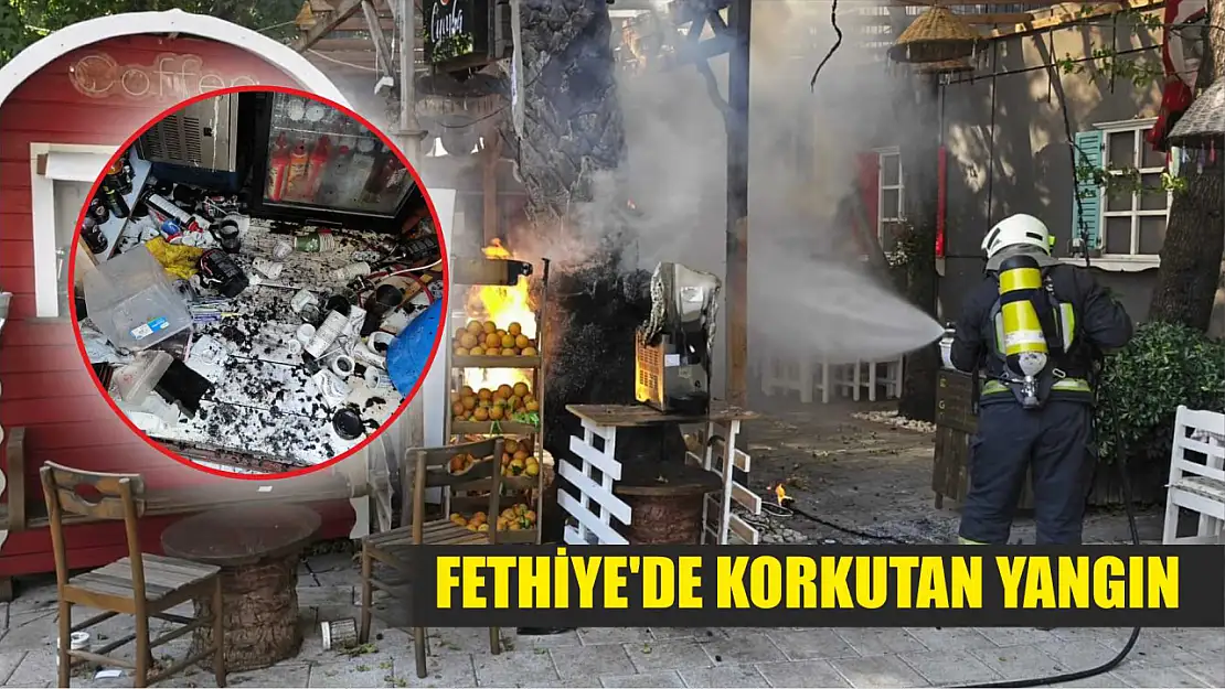 Fethiye'de Korkutan Yangın 