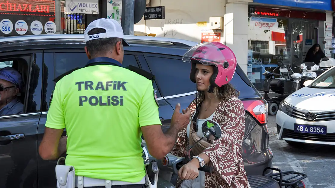 Fethiye'de Motosiklet Denetimi Yapıldı