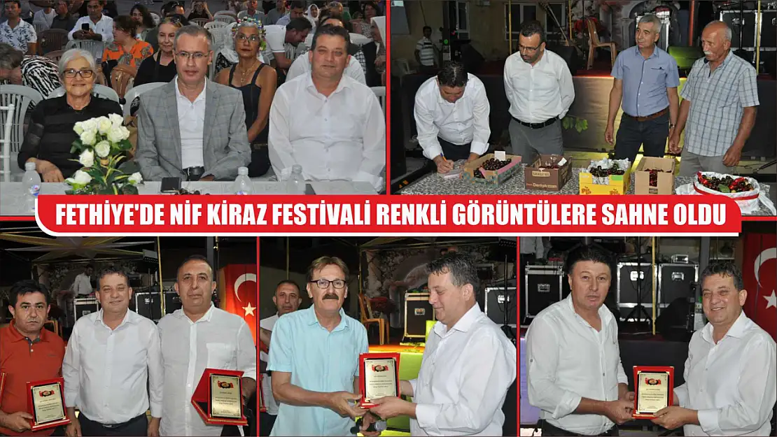 Fethiye'de Nif Kiraz Festivali renkli görüntülere sahne oldu
