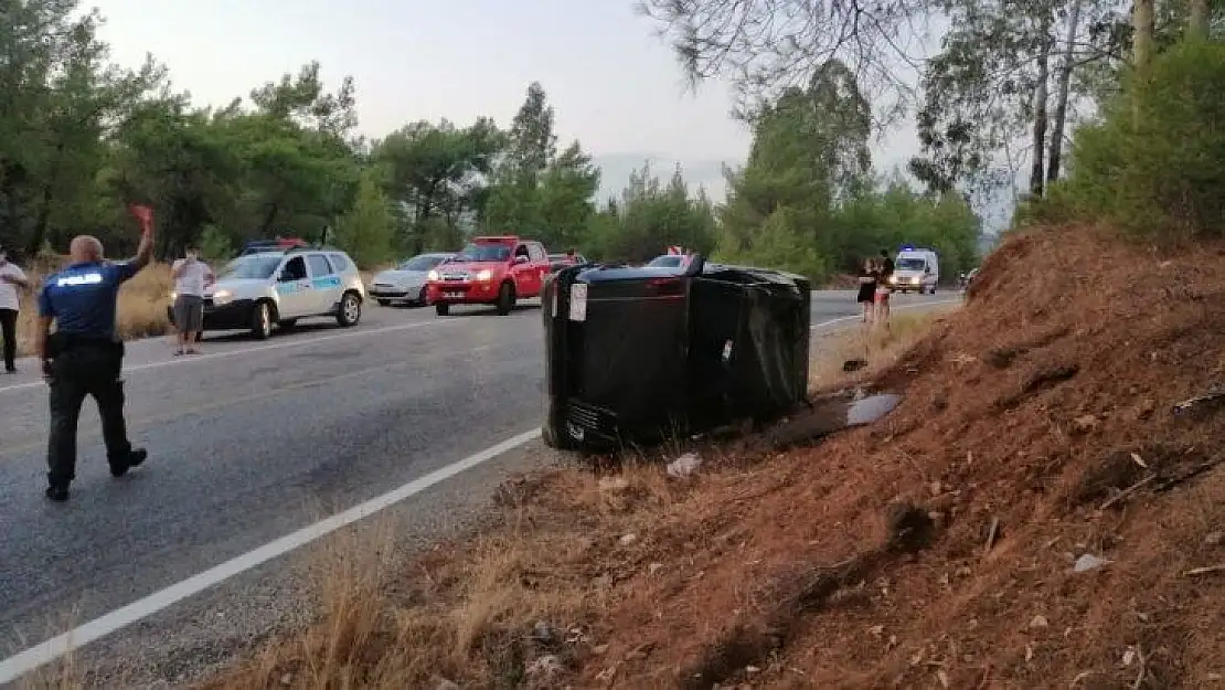 Fethiye'de otomobil devrildi: 1 ölü