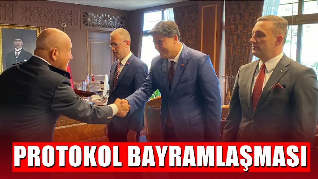 Fethiye'de protokol bayramlaşması