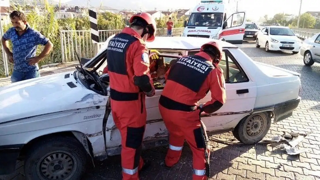 Fethiye'de trafik kazası: 2 yaralı