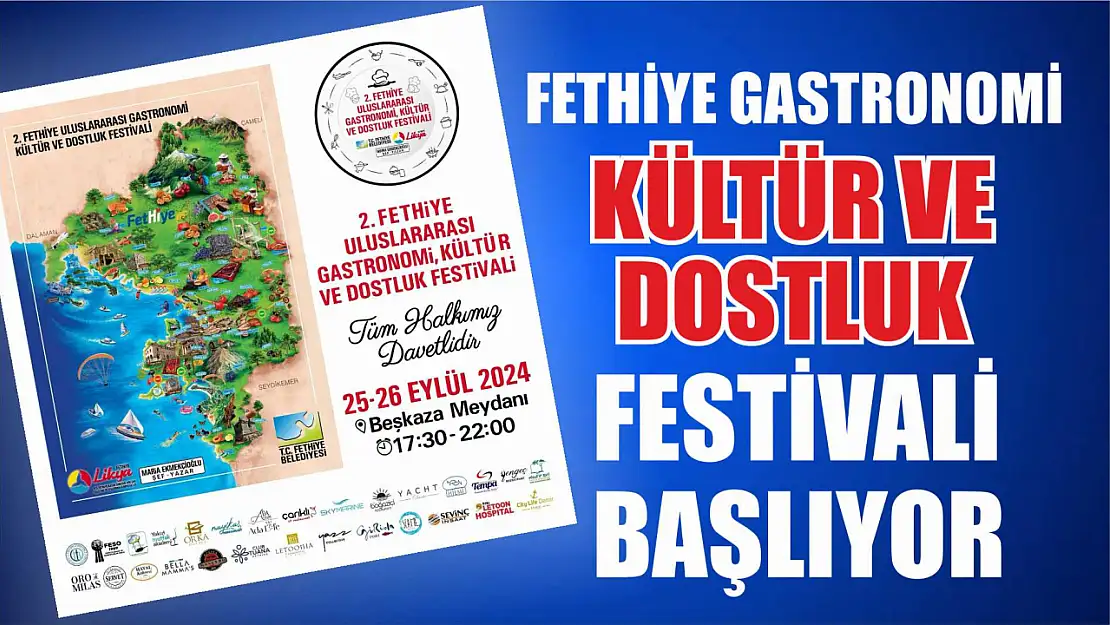 Fethiye Gastronomi Kültür ve Dostluk Festivali başlıyor