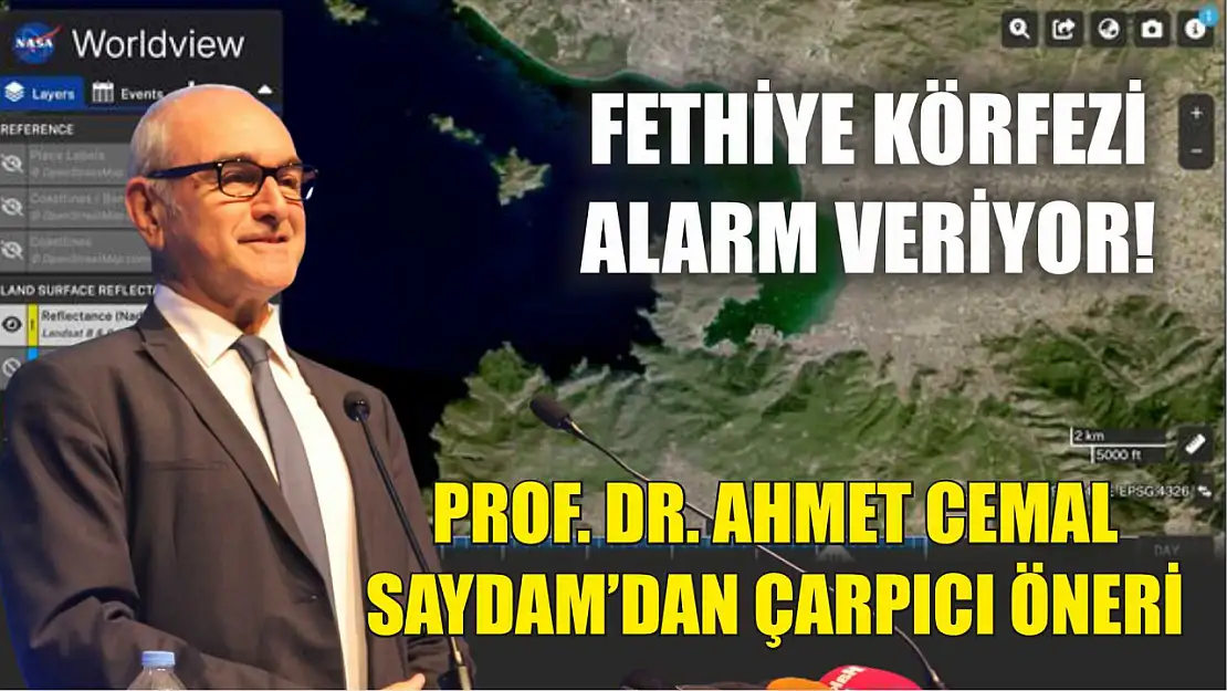 Fethiye körfezi alarm veriyor! Prof. Dr. Ahmet Cemal Saydam'dan çarpıcı öneri