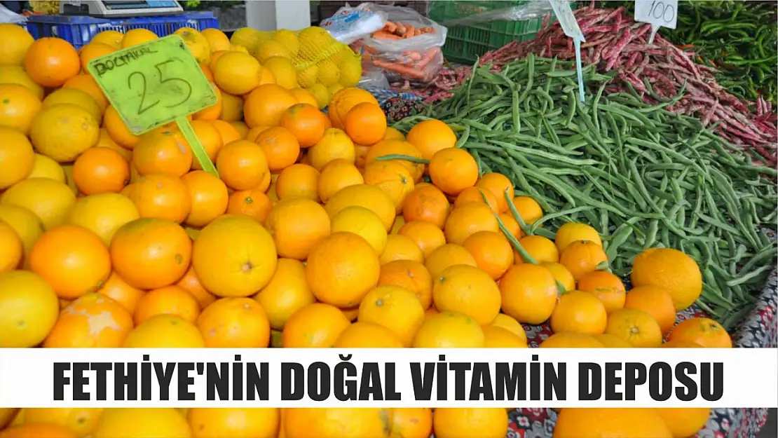 Fethiye'nin doğal vitamin deposu