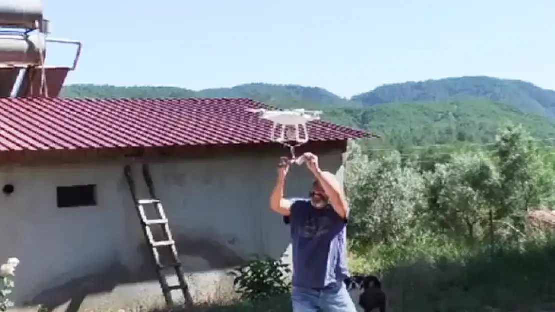 Fethiye'de Drone İle Bayram Harçlığı Topluyor