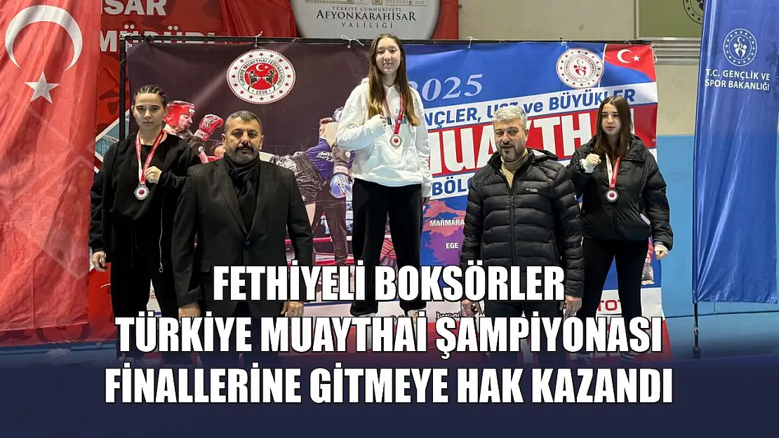 Fethiyeli boksörler Türkiye Muaythai Şampiyonası finallerine gitmeye hak kazandı