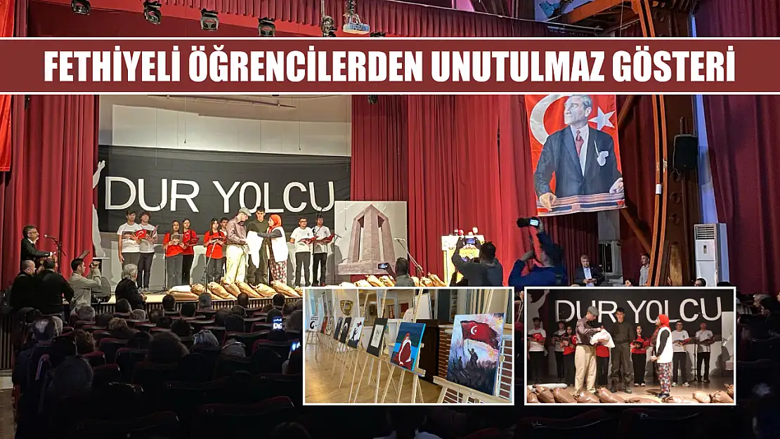 Fethiyeli öğrencilerden unutulmaz gösteri