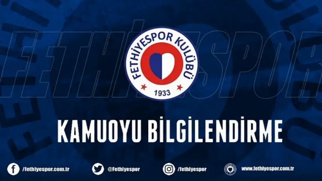 Fethiyespor Kulübü'nün kuruluşunun 87. Kuruluş yıl dönümü kutlamalarına Covid-19 Engeli