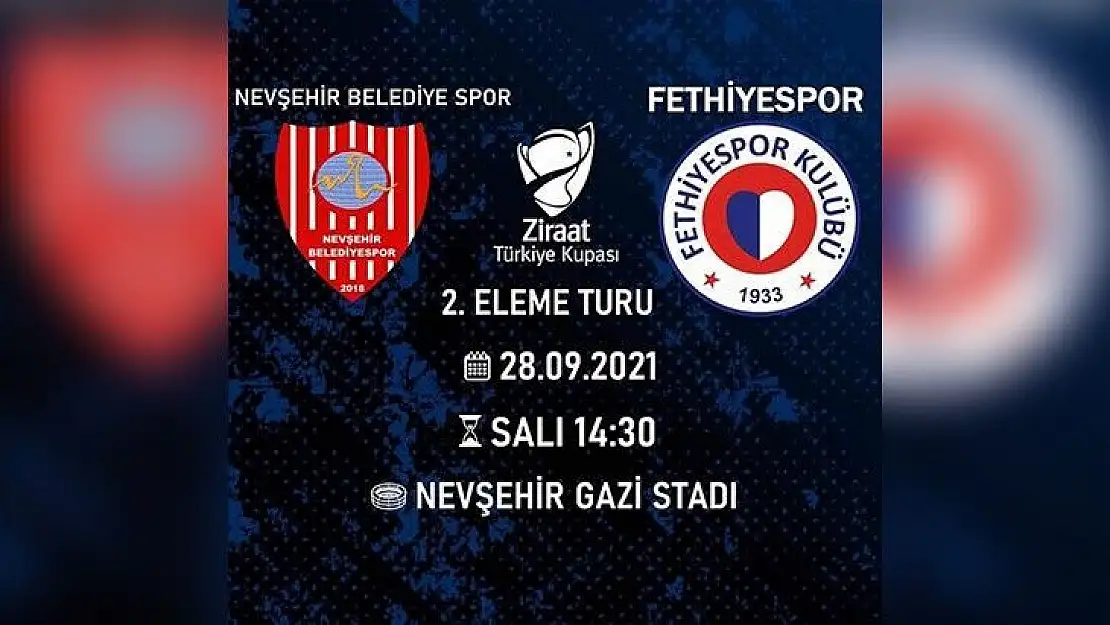 Fethiyespor kupa maçında (bugün) Nevşehir Belediyespor ile karşılaşacak