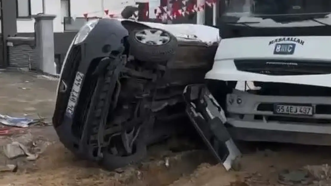 Freni boşalan kamyon böyle harekete geçti, faciadan dönüldü