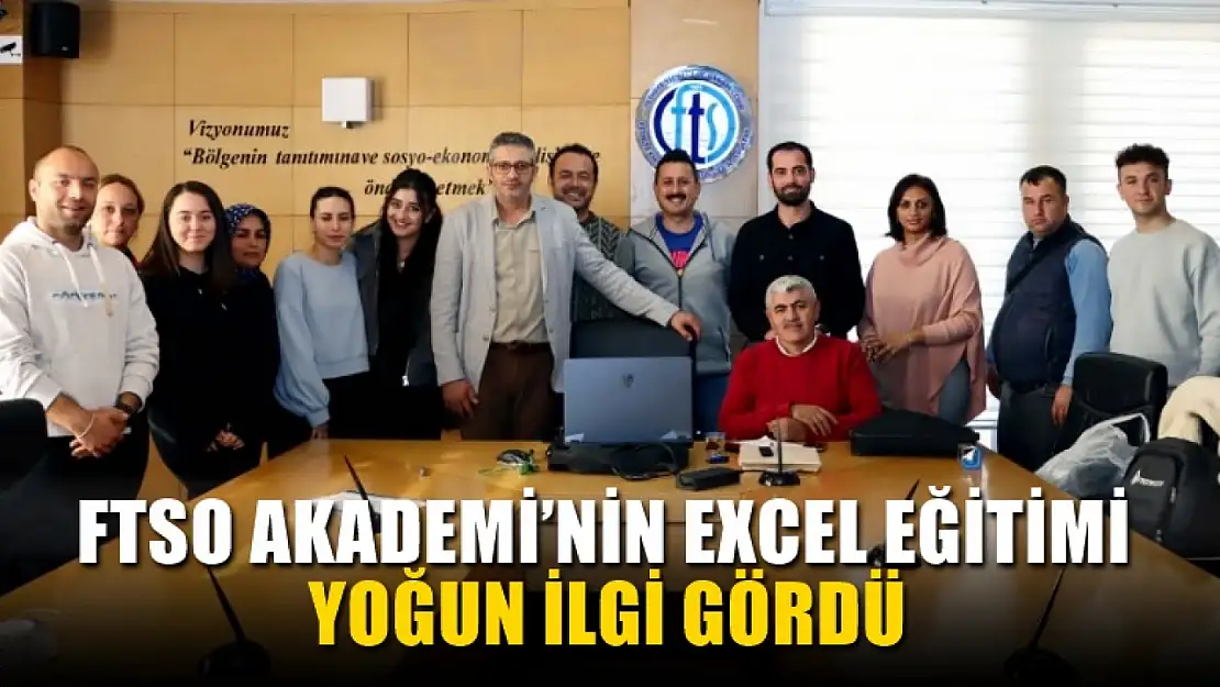 FTSO Akademi'nin Excel Eğitimi Yoğun İlgi Gördü