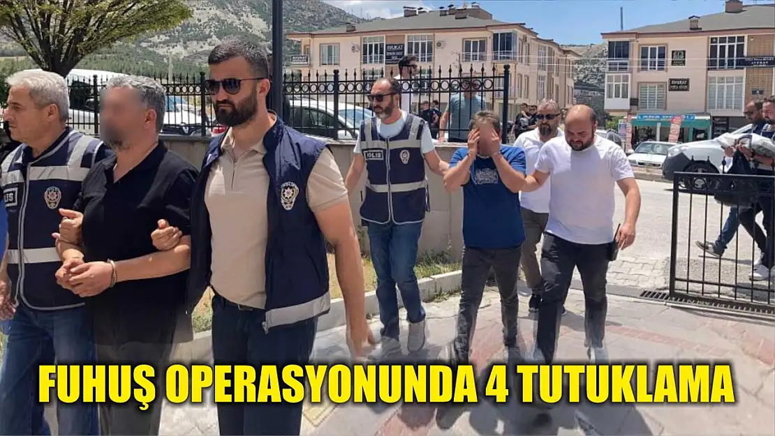 Fuhuş operasyonunda 4 tutuklama