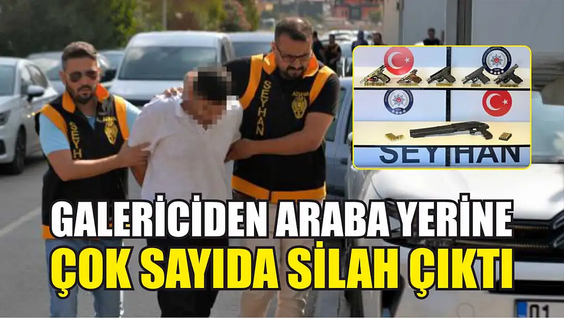 Galericiden araba yerine çok sayıda silah çıktı