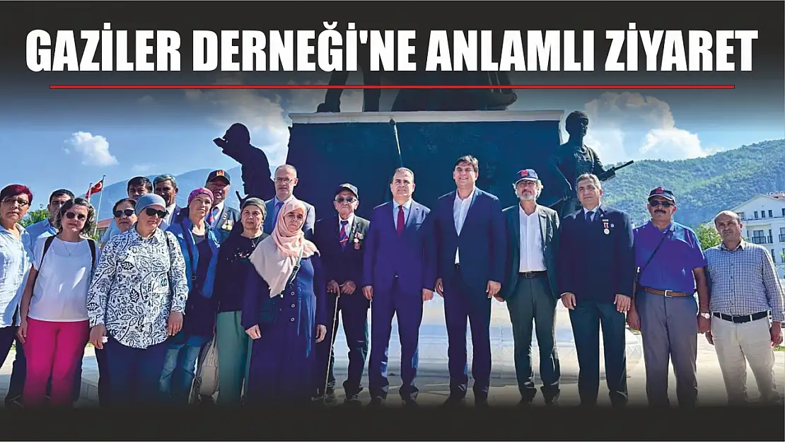 Gaziler Derneği'ne anlamlı ziyaret