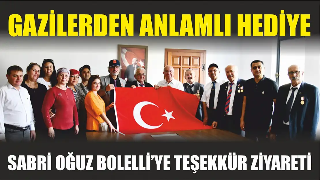 Gazilerden anlamlı hediye