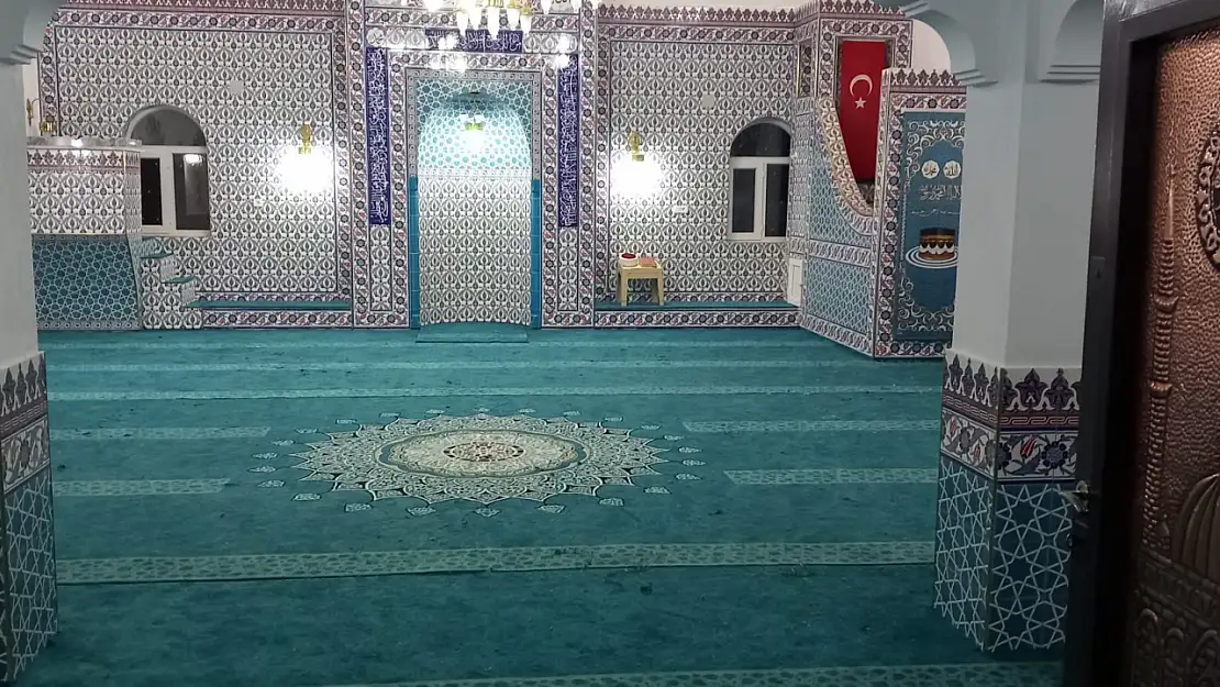 Geçen sene yapımına başlanılan camii inşaatı bitti