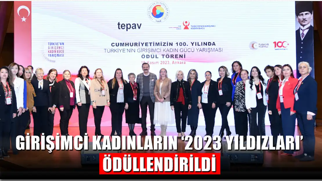 Girişimci Kadınların '2023 Yıldızları' Ödüllendirildi