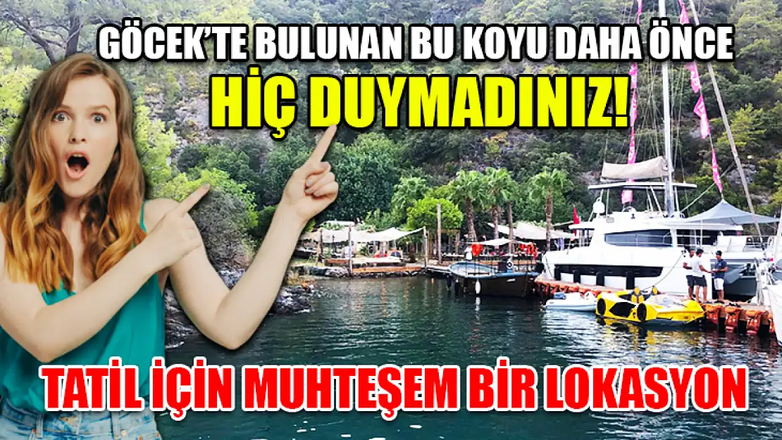 Göcek'te bulunan bu koyu daha önce hiç duymadınız! Tatil için muhteşem bir lokasyon