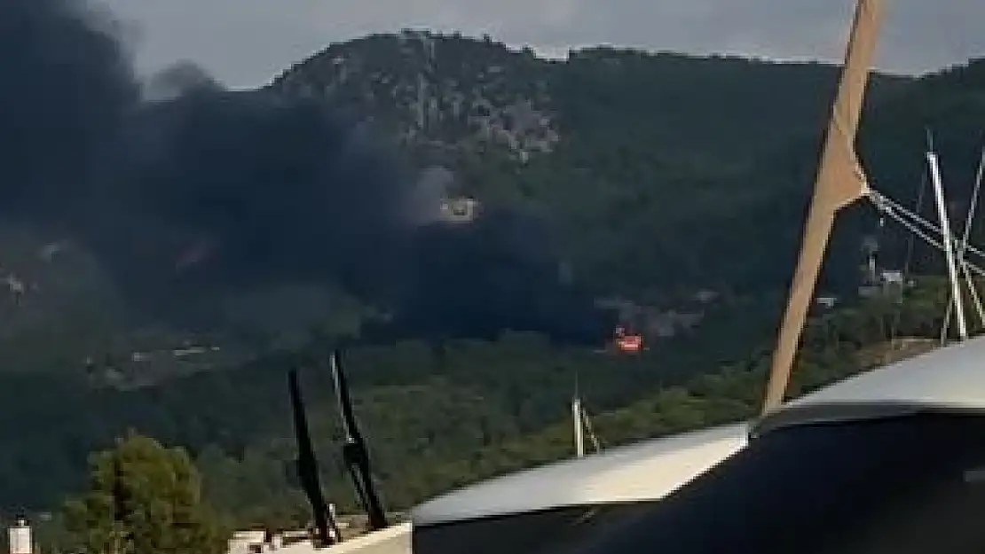 Göcek'te Yangın Meydana Geldi