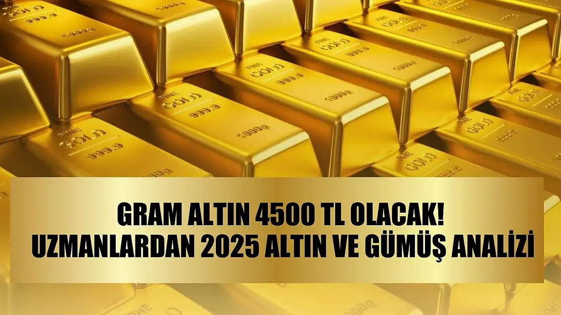 Gram Altın 4500 TL Olacak! İslam Memiş'ten 2025 Altın ve Gümüş Analizi