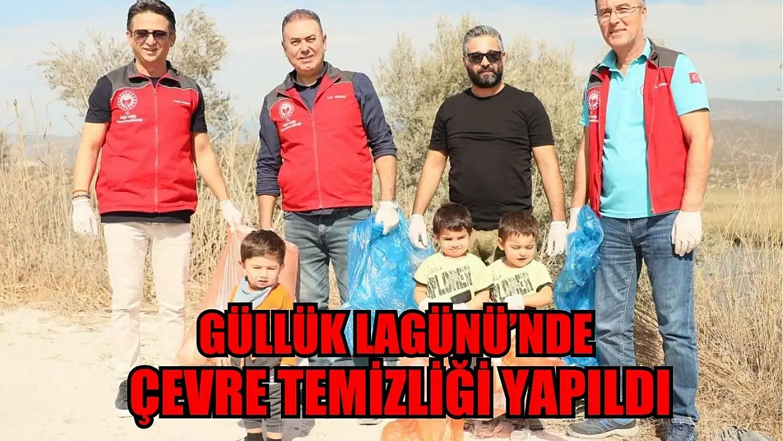 Güllük Lagünü'nde Çevre Temizliği Yapıldı