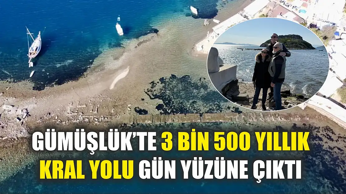 Gümüşlük'te 3 bin 500 yıllık Kral Yolu gün yüzüne çıktı