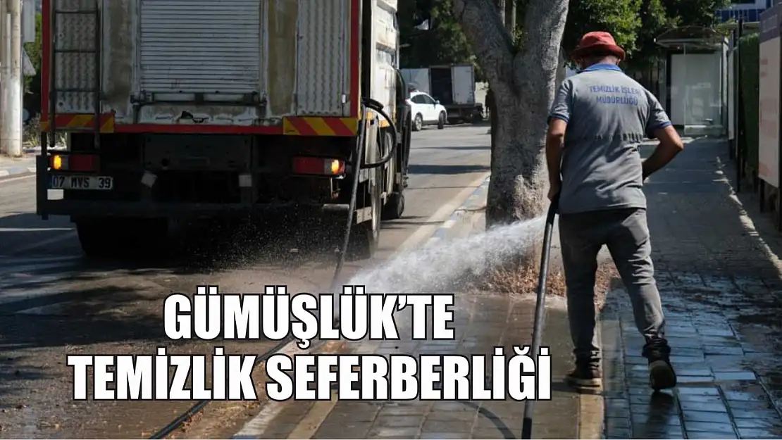 Gümüşlük'te temizlik seferberliği