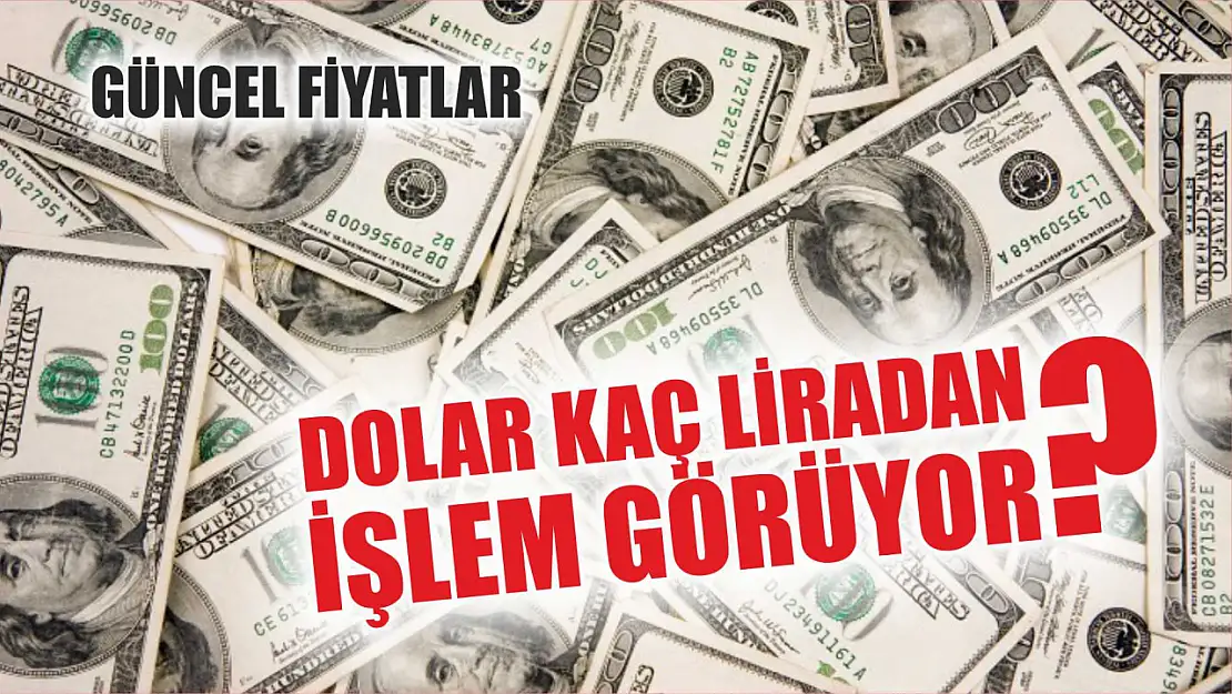 Güncel fiyatlar: Dolar kaç liradan işlem görüyor?